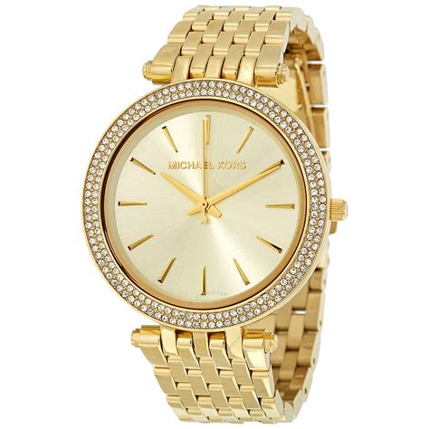 michael kors watch gold diamonds|michael kors diamond watch women's.